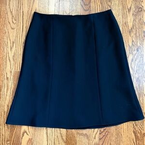 Talbots Classic Black A-Line Skirt